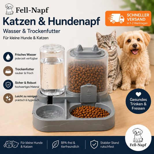Cat & Dog Automatic Food and Water Dispenser Station