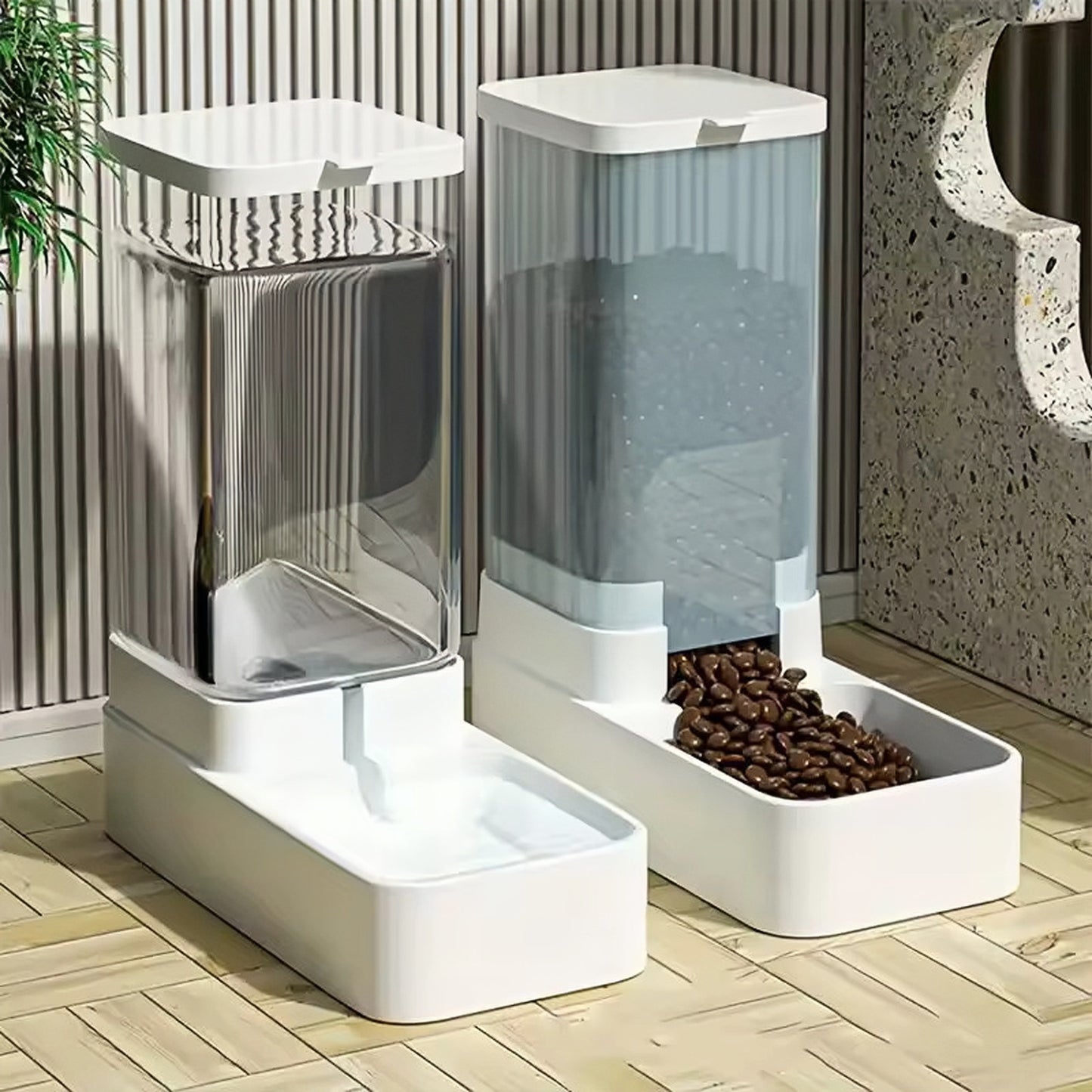 Dog Food & Water Bowl