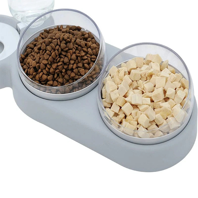 3-in-1 Pet Bowl - Food, Water & Dispenser for Pets