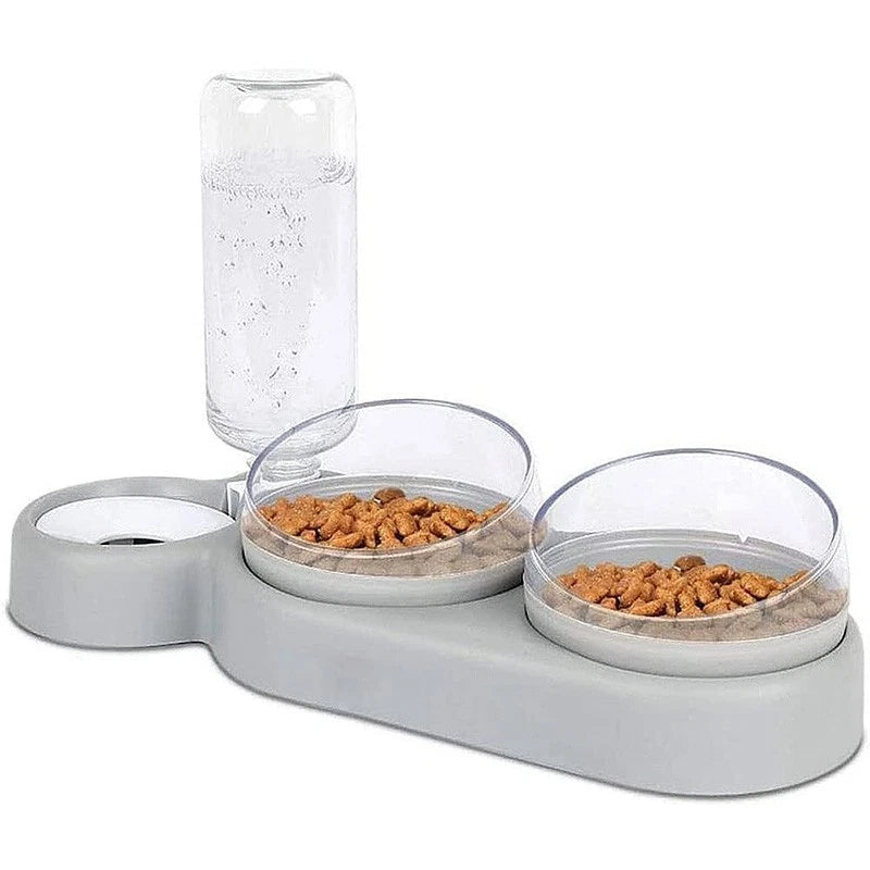 3-in-1 Pet Bowl - Food, Water & Dispenser for Pets